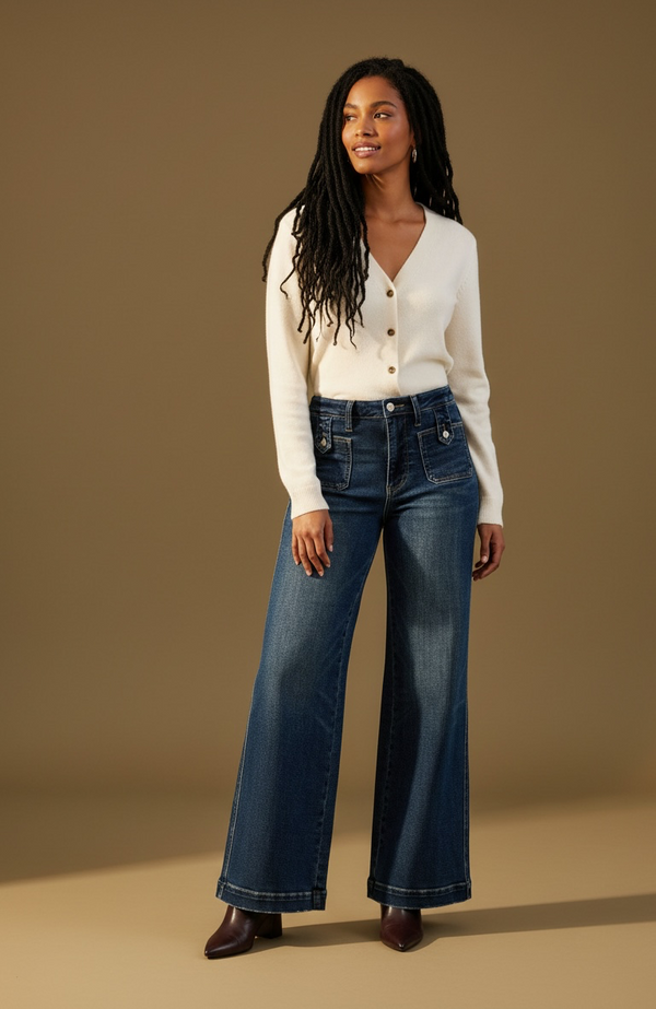 Blue Ridge Wide-Leg Jeans