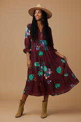 Wine Harvest Tiered Midi