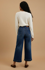 Ankle Cove Wide-Leg Jeans