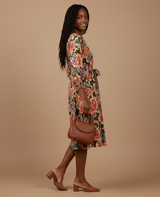Moss Trail Embroidered Midi