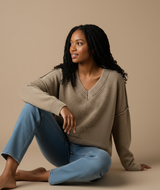 Dusk Harbor Sweater — Brown