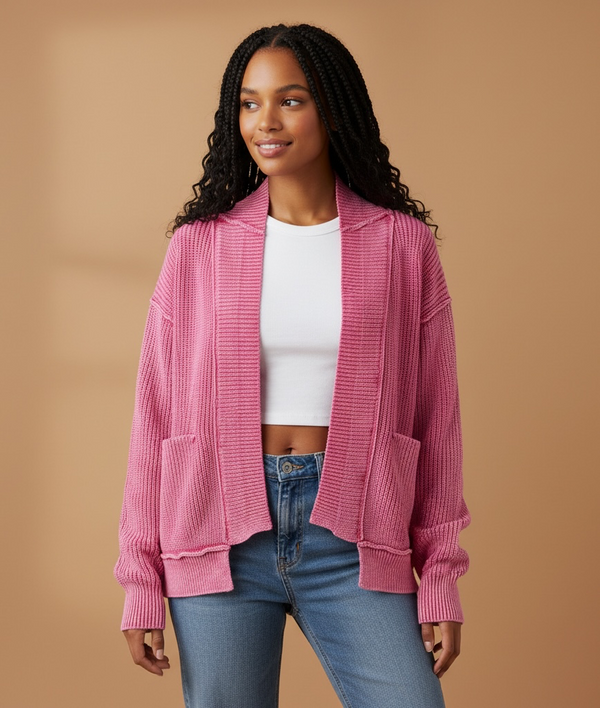 Wildberry Slouch Cardigan