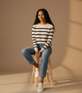Navy Horizon Sweater